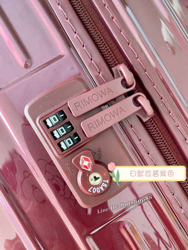 RIMOWA行李箱四輪拉杆箱 日默瓦Trunk方胖子運動版pc款TFBOYS易烊千璽代言彩色行李箱 gdx1544